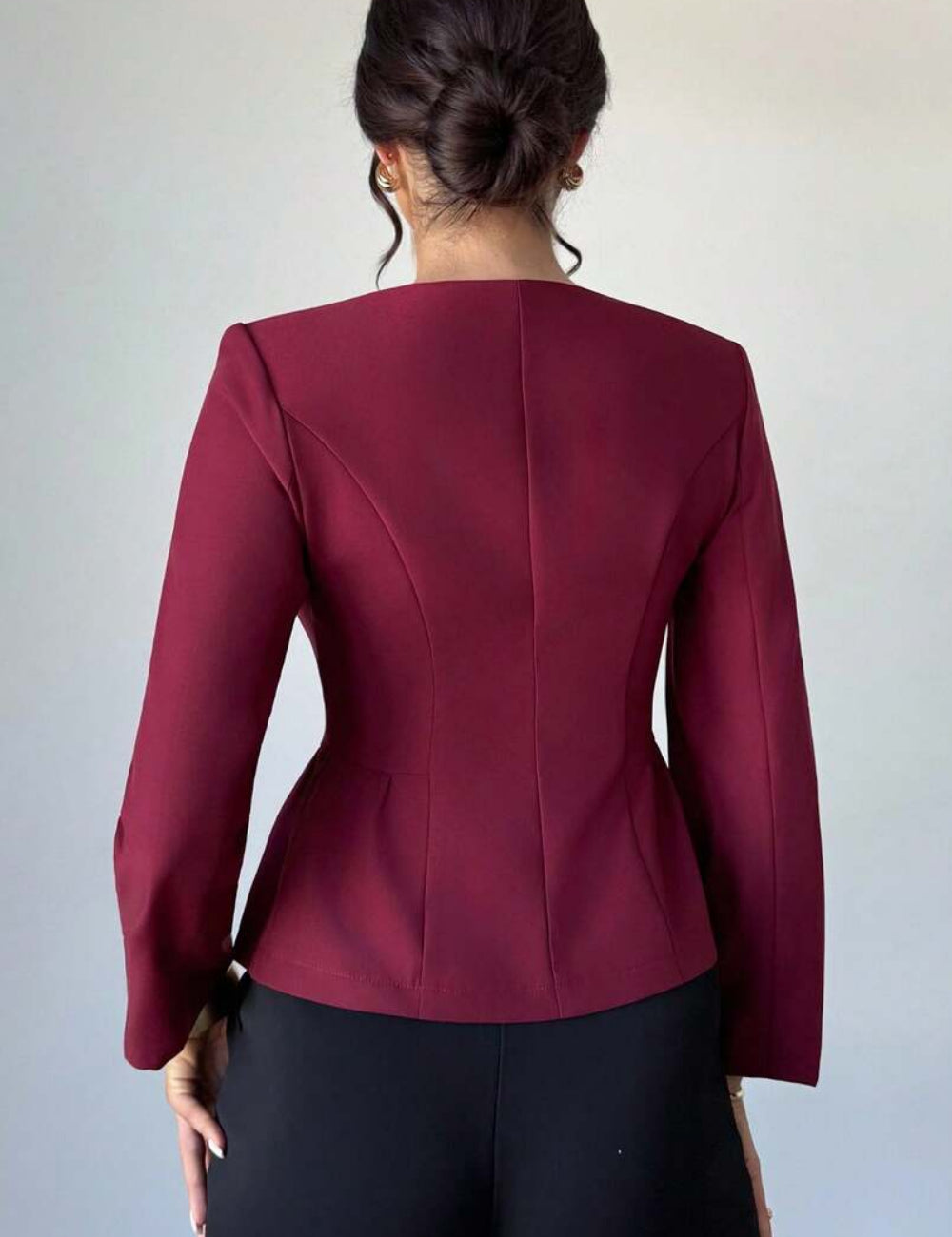 Shein zakó, bordó