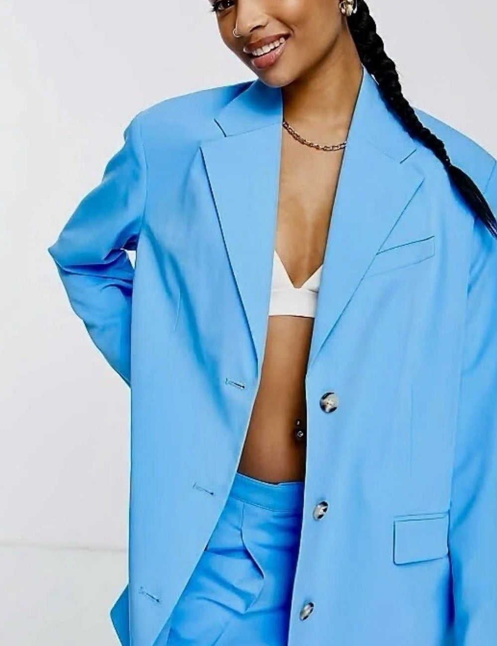 Topshop blazer, blue