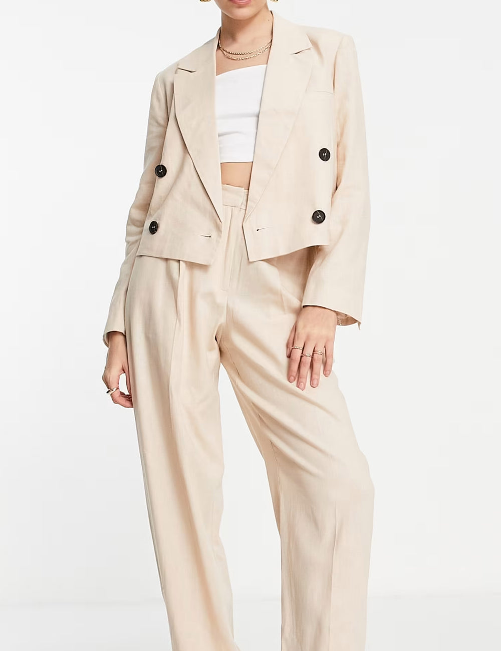 Topshop blézer, krém