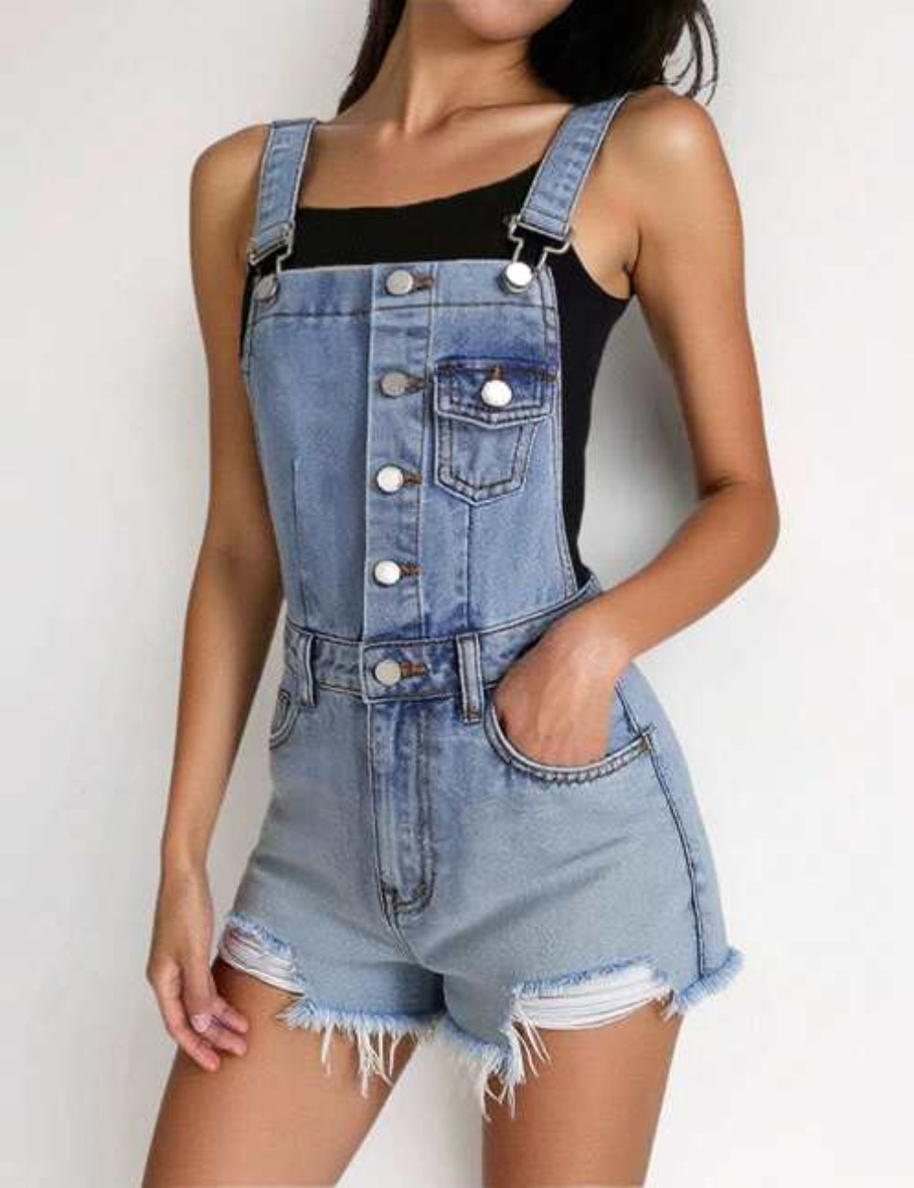 Shein farmer kezeslábas, kék
