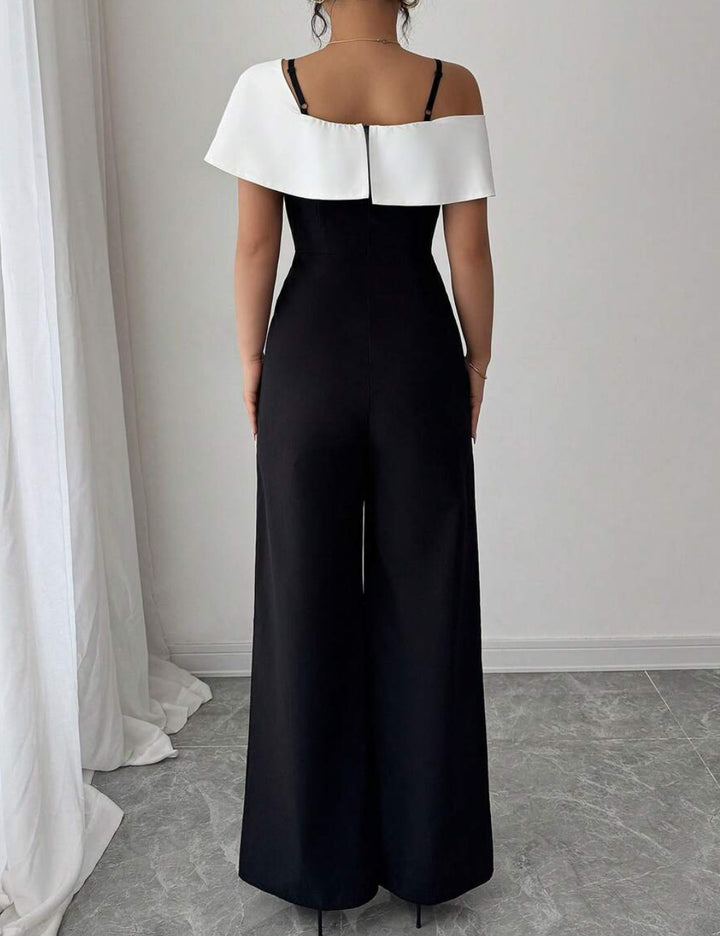 Shein hosszú, fekete jumpsuit