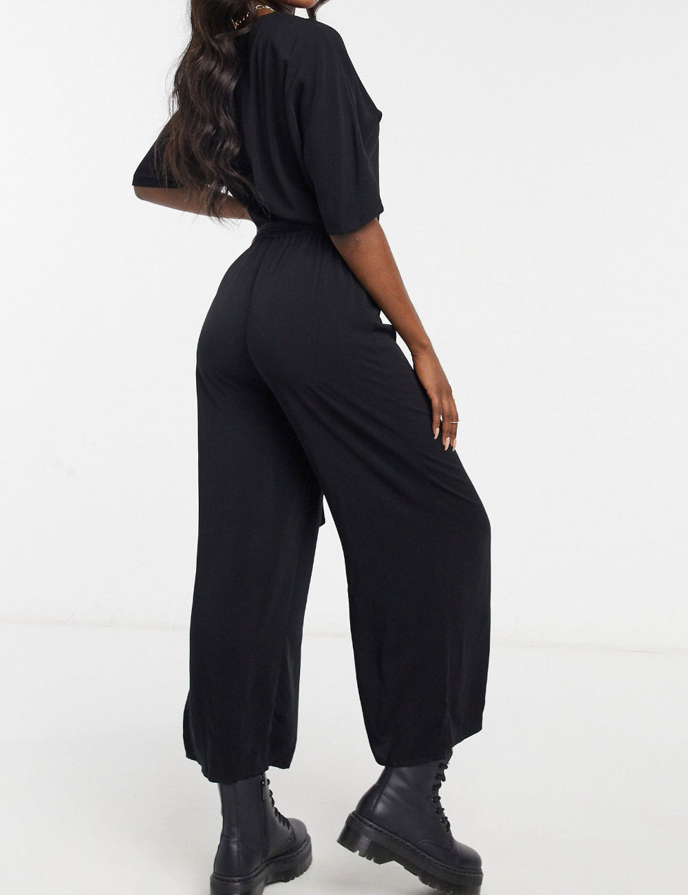 Salopetă lungă ASOS, negru