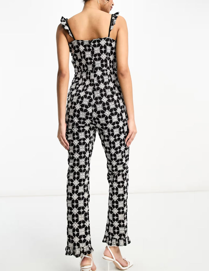 Salopeta lunga NEVER FULLY DRESSED, negru
