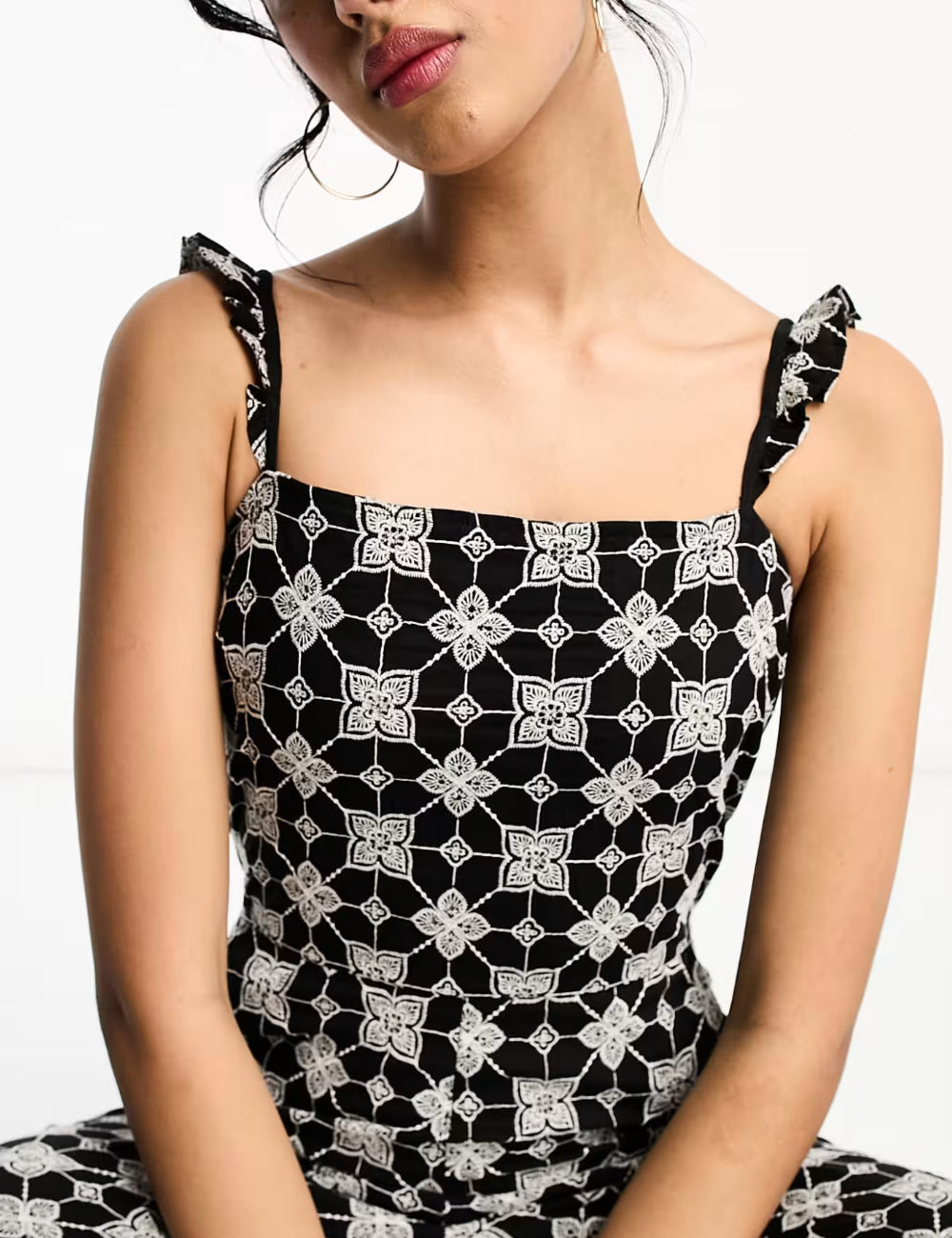 Salopeta lunga NEVER FULLY DRESSED, negru
