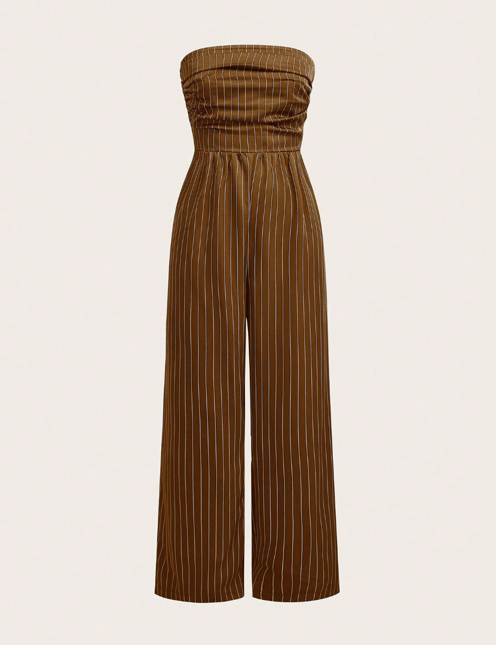 Shein Curve+ hosszú nadrág, barna