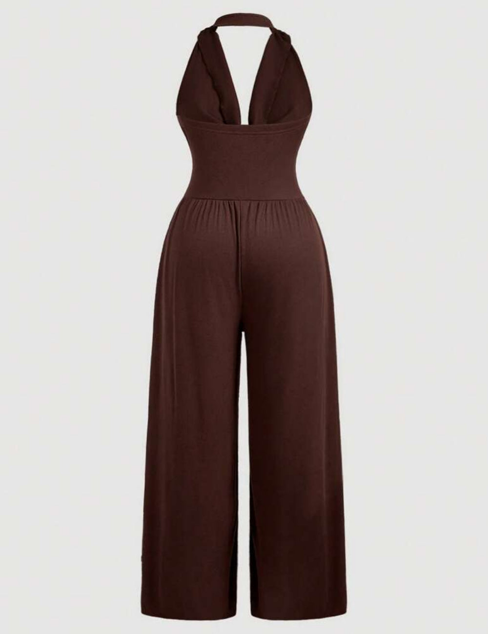 Shein Curve+ hosszú nadrág, barna