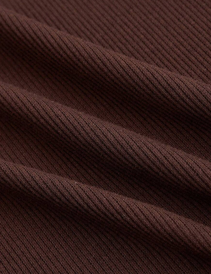 Shein Curve+ hosszú nadrág, barna