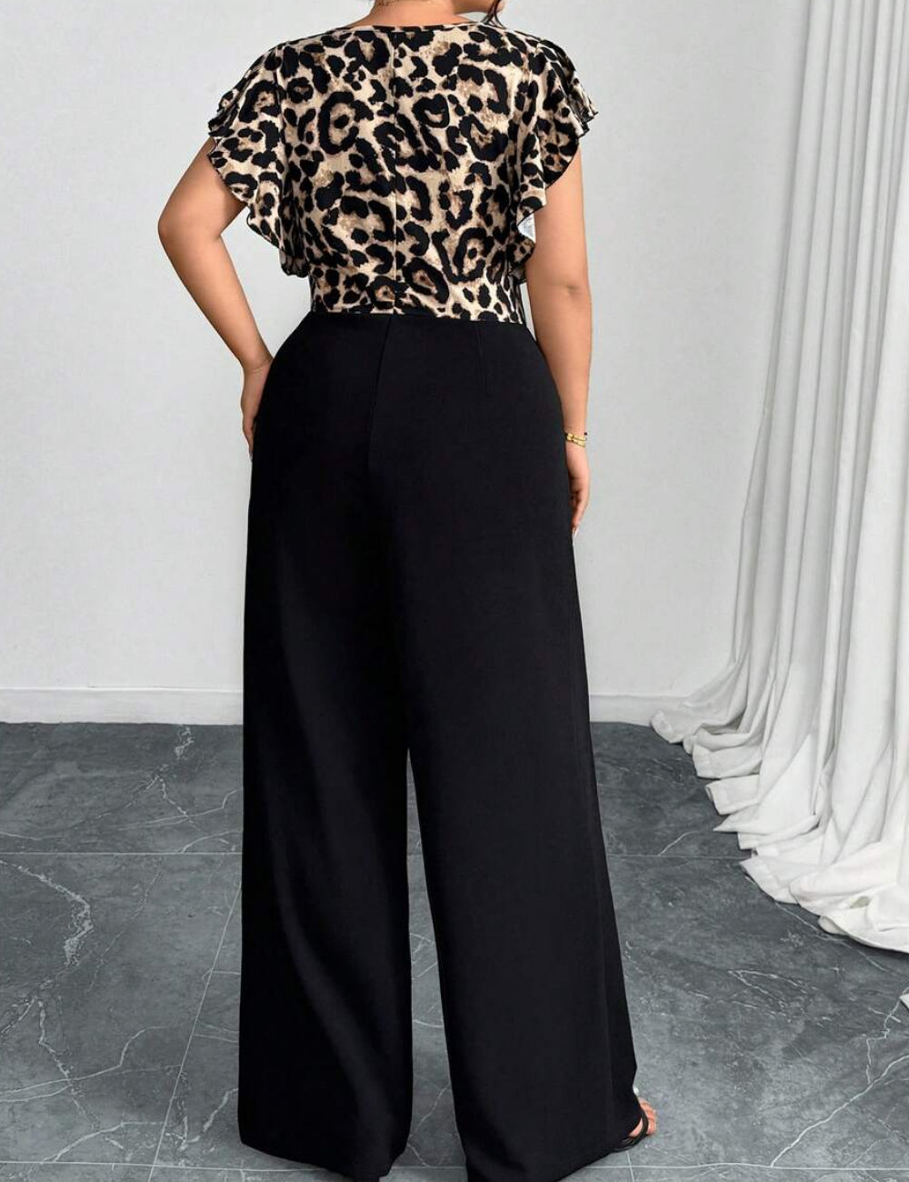 Shein Curve+ hosszú overall, többszínű