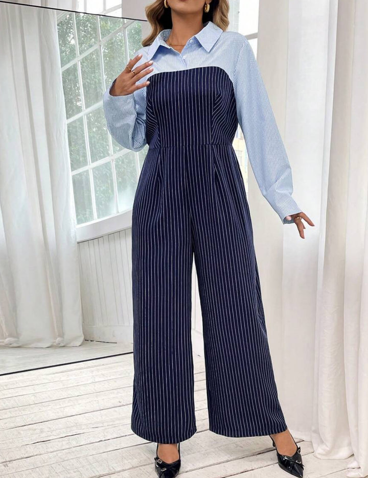 Salopetă lungă Shein Curve+, mix culori