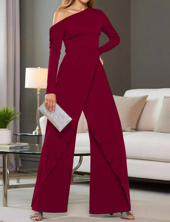 Salopetă lungă Shein, vișiniu