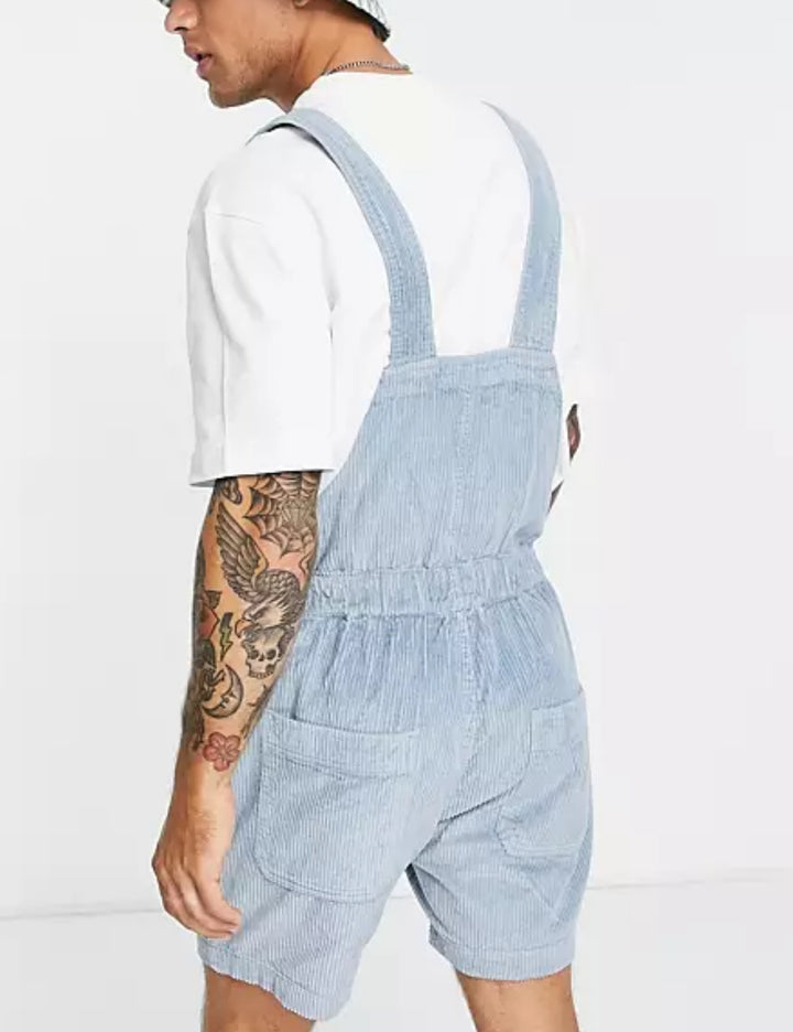 Salopetă scurtă ASOS, albastru