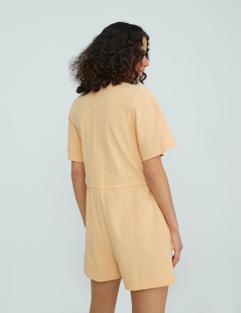EDITED orange short jumpsuit