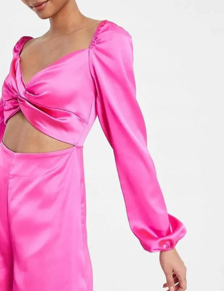 Salopetă scurtă First Distraction, roz