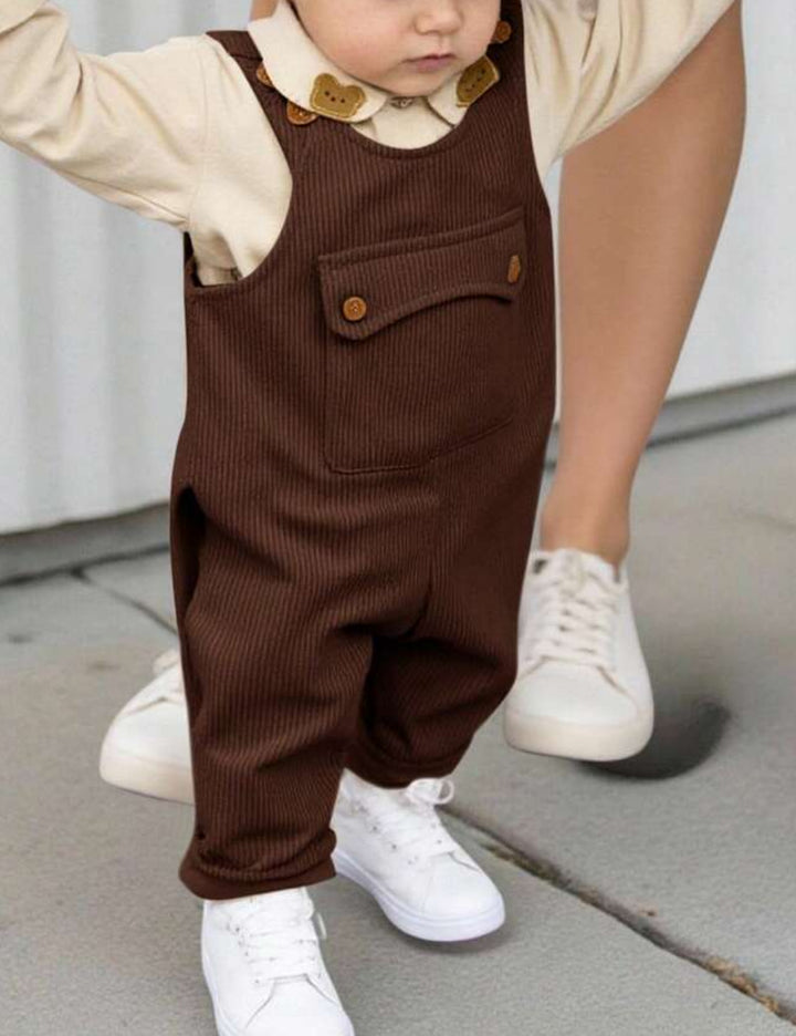 Shein jumpsuit, barna