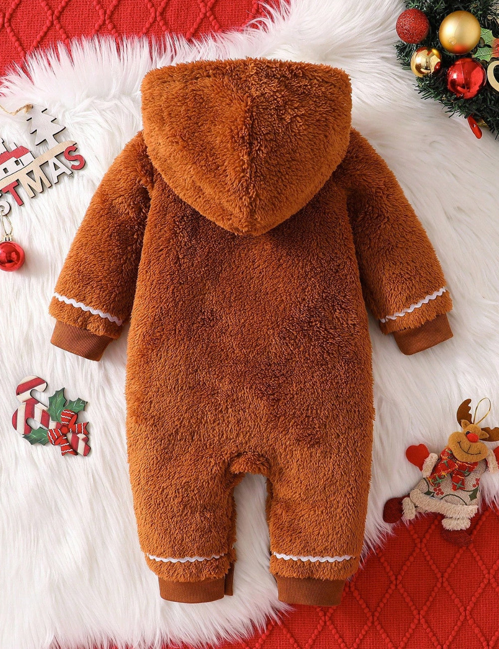 Salopetă Shein, maro