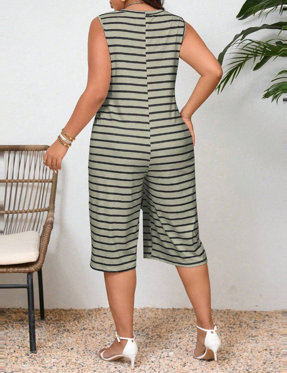 Salopeta Shein Curve+, verde