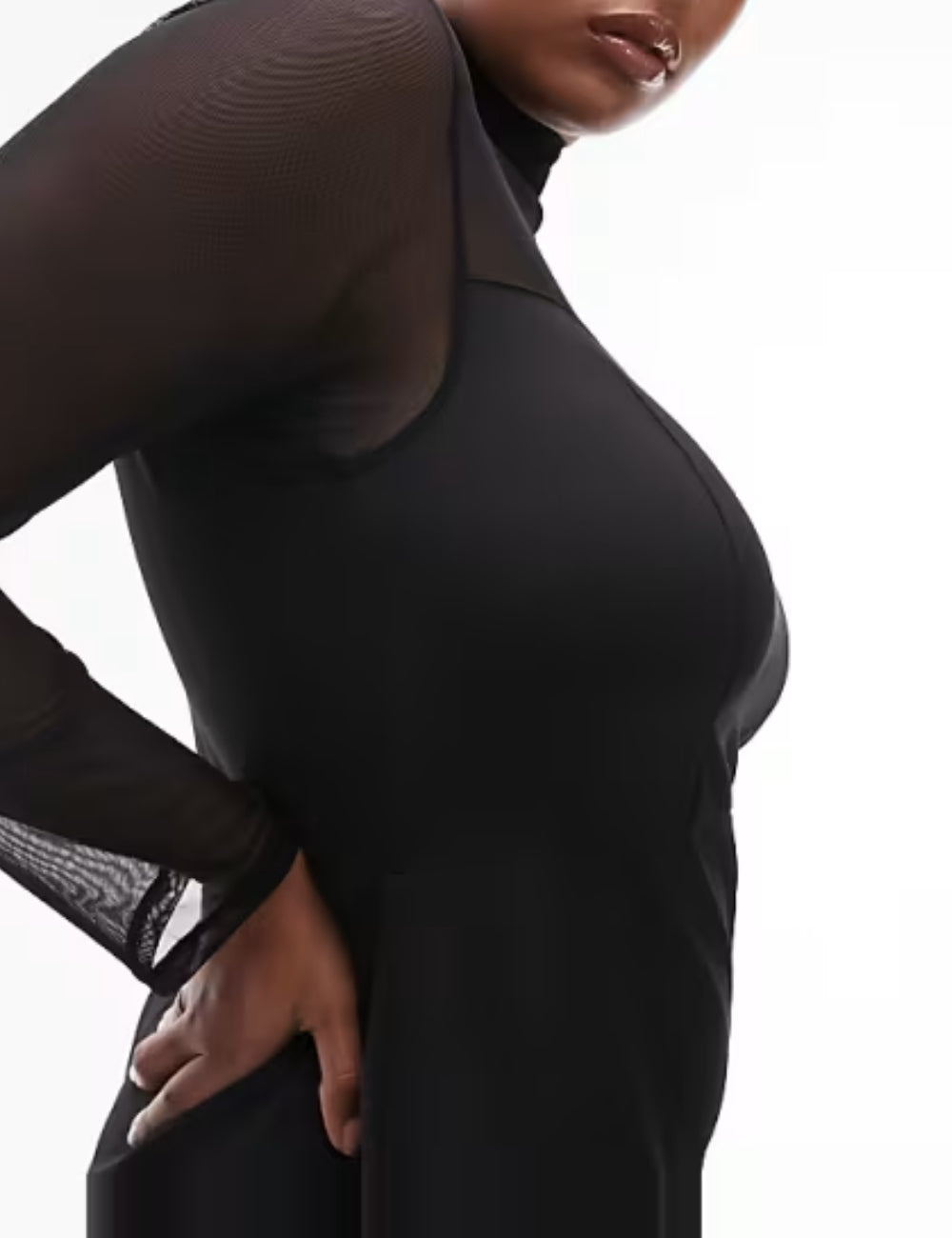 Salopeta Topshop, negru