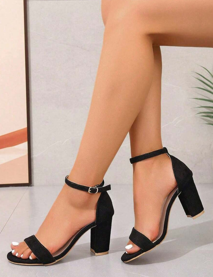 Sandale Cu Toc Shein, negru