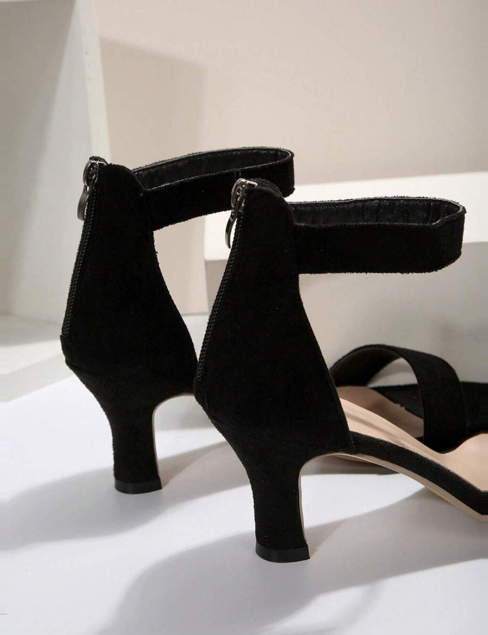 Sandale Cu Toc Shein, negru