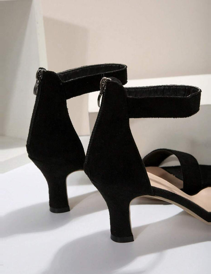 Sandale Cu Toc Shein, negru