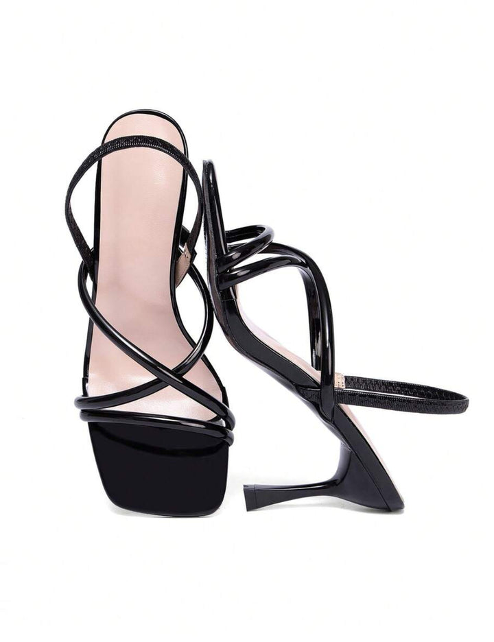 Sandale Cu Toc Shein, negru