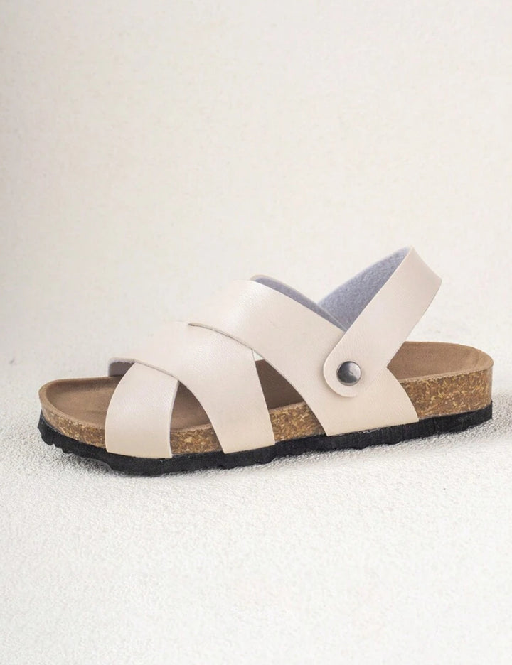 Sandale Shein, crem