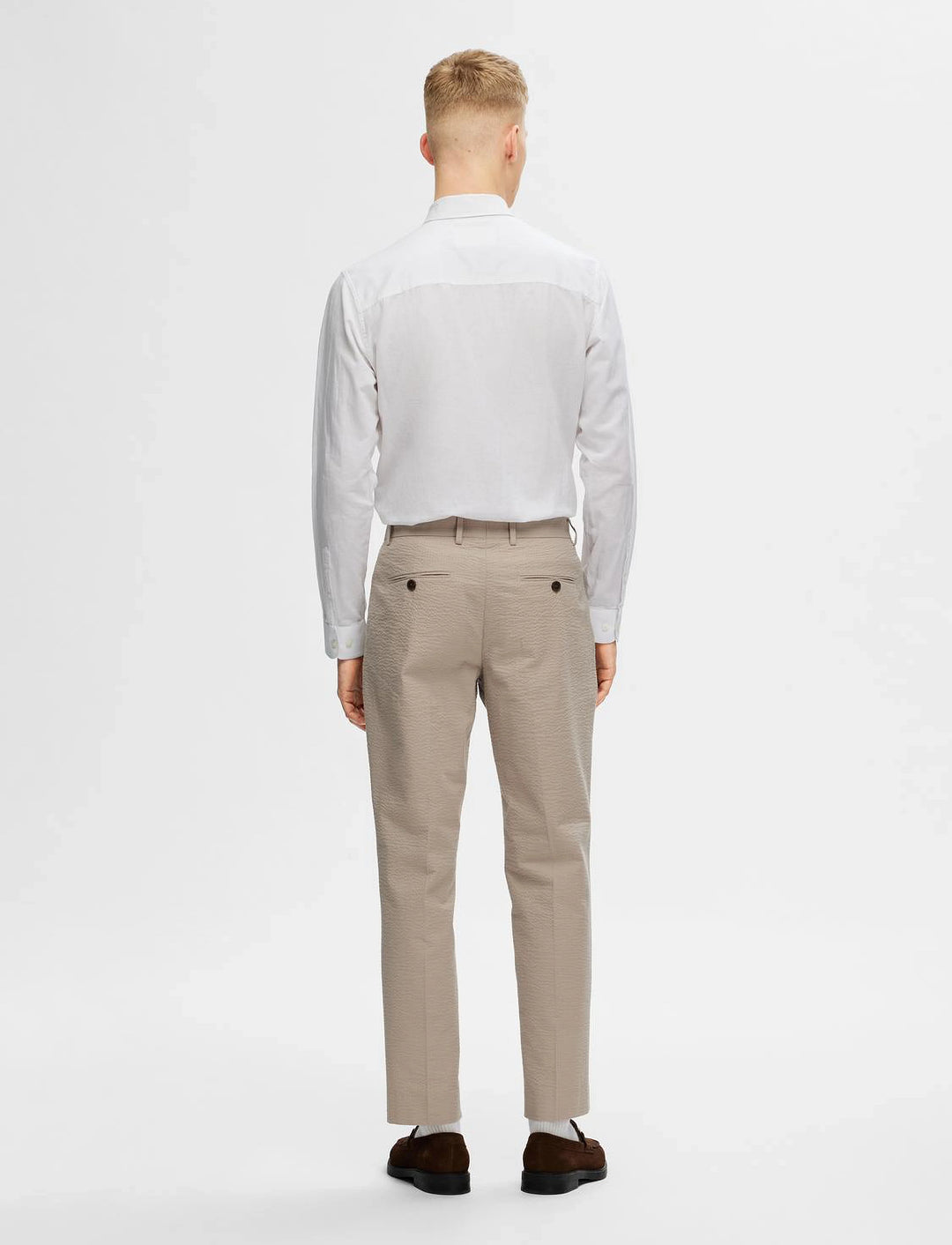 Pantaloni SELECTED, bej