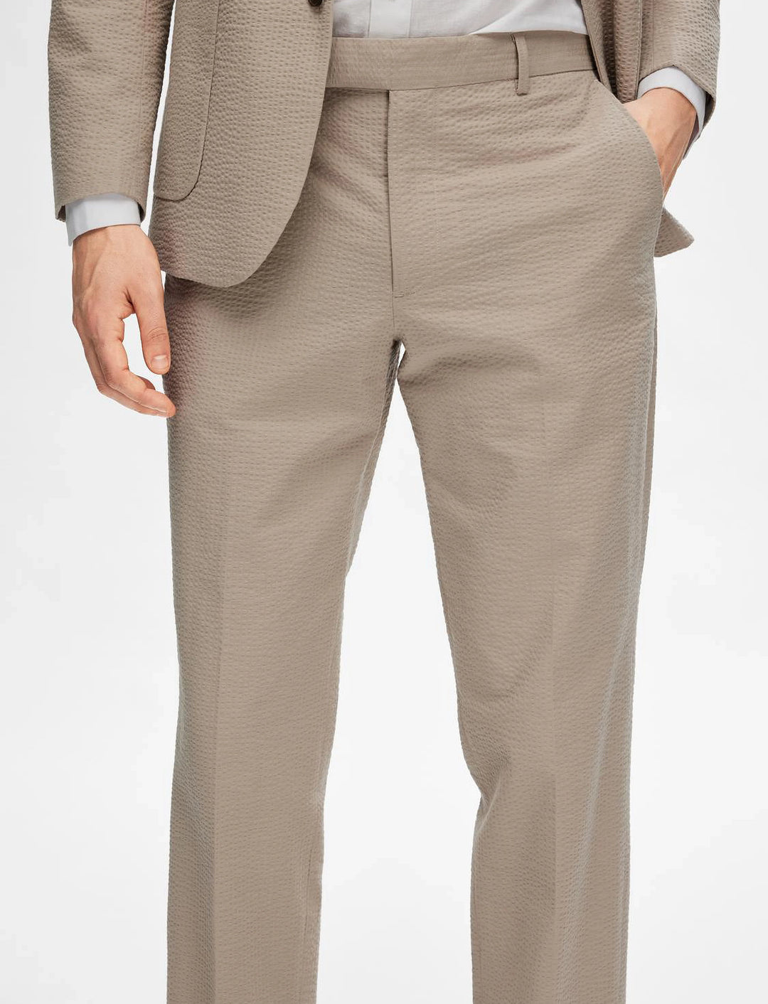 Pantaloni SELECTED, bej