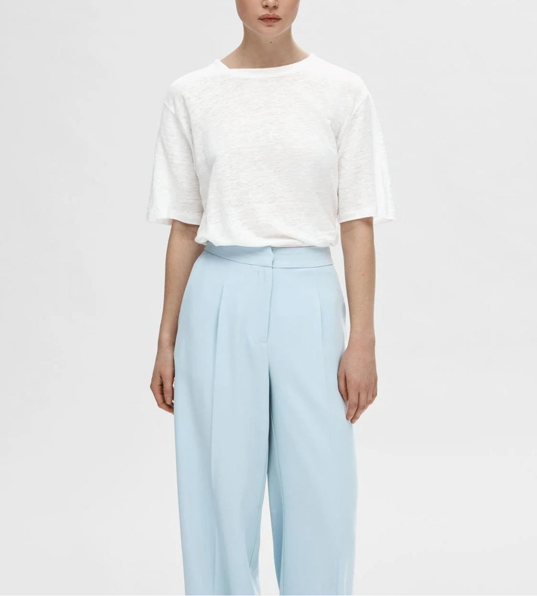Tricou SELECTED, alb