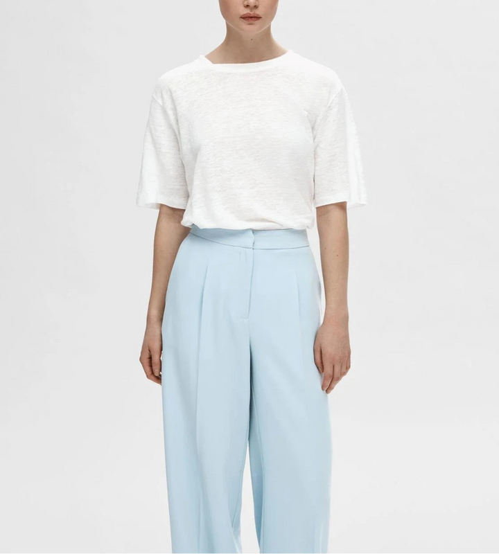 Tricou SELECTED, alb