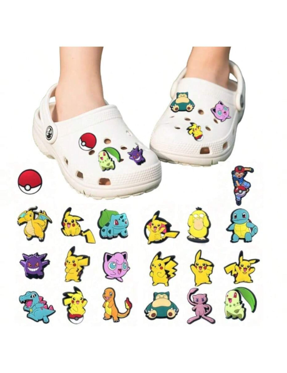 Shein Crocs kiegészítő szett, vegyes színekben