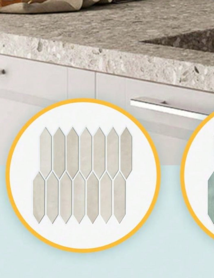 Set autocolante Shein, bej