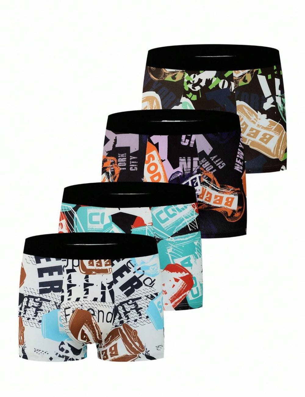 Set Boxeri Shein, mix culori