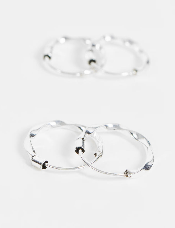 Set cercei Kingsley Ryan, argintiu