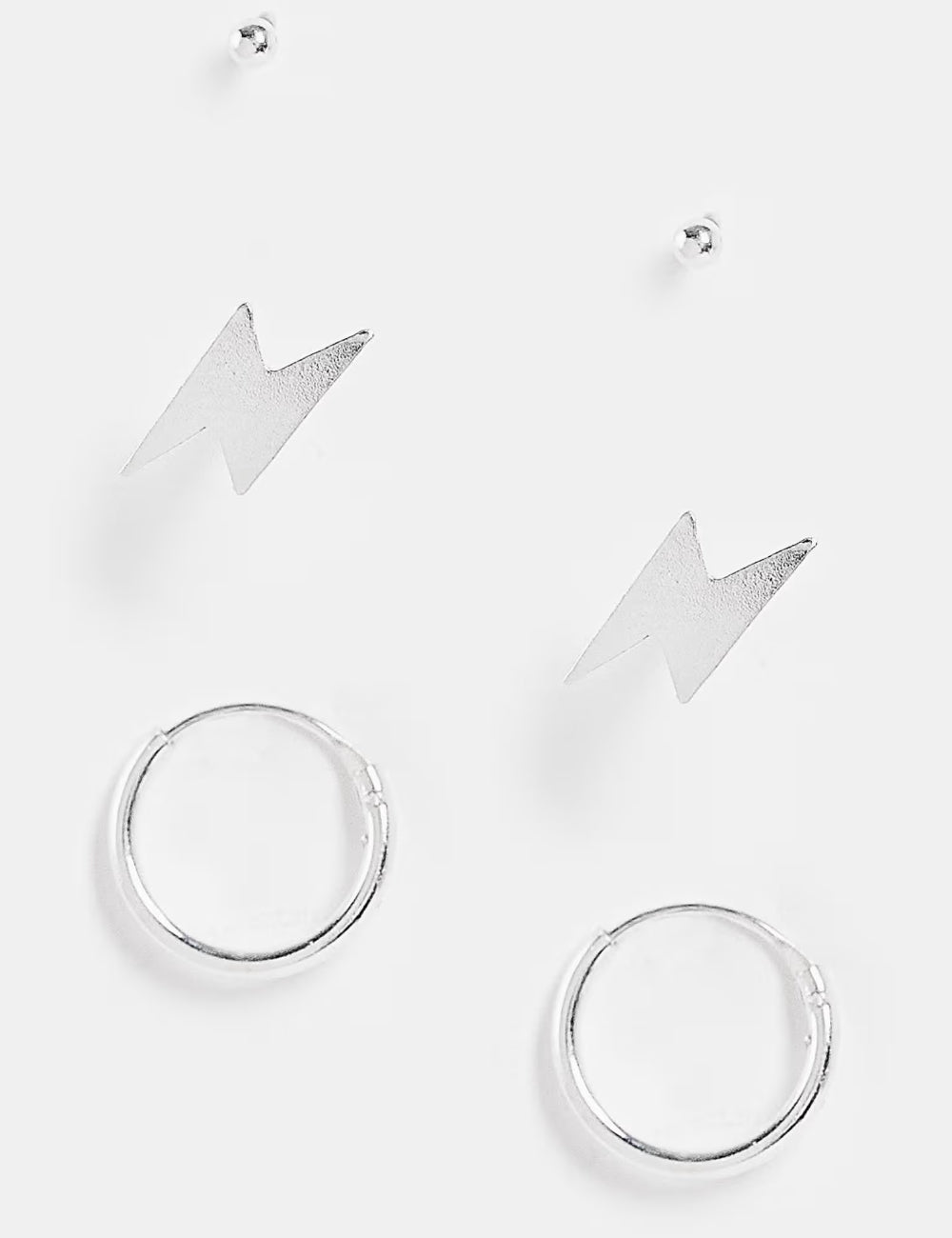 Set cercei Kingsley Ryan, argintiu