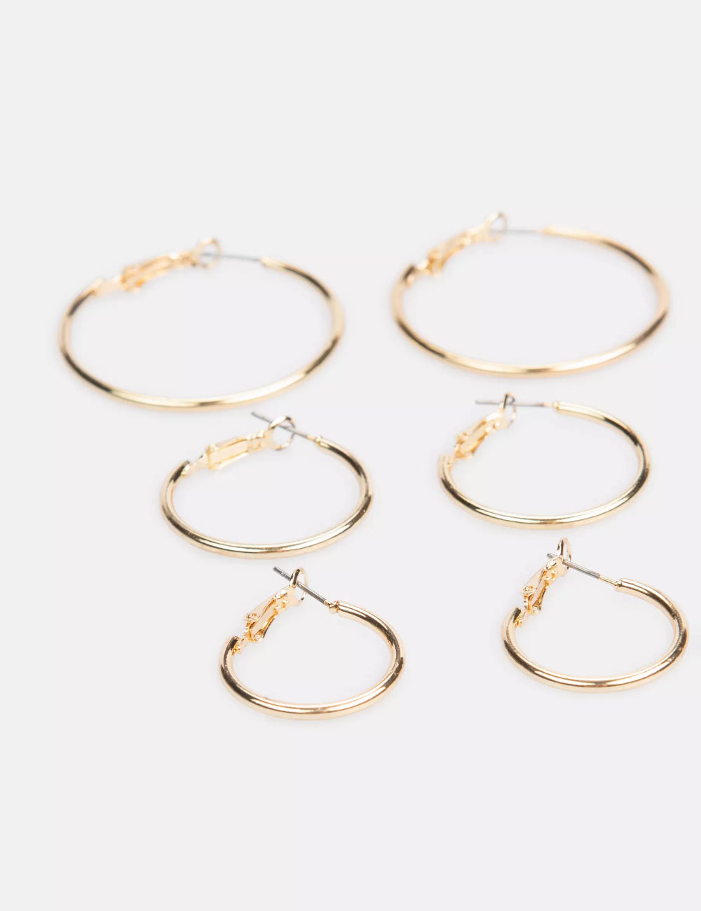 Set cercei Pieces, auriu