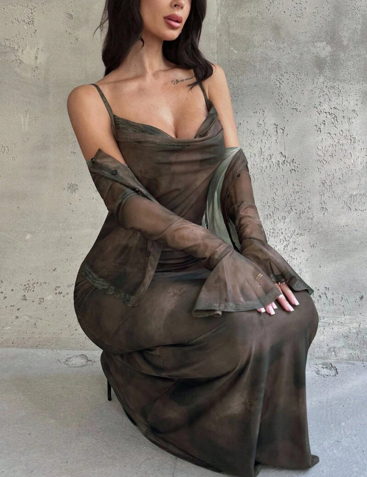 Set Rochie și Cămașă SHEIN, mix culori