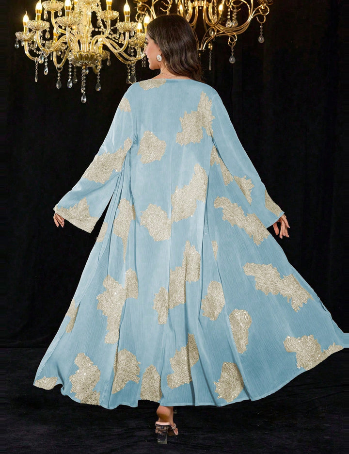 Set Rochie și Cardigan SHEIN, albastru