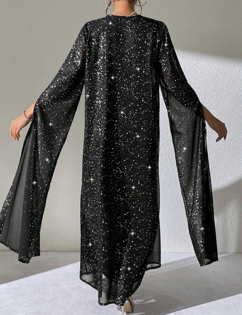 Set Rochie și Cardigan Shein, negru