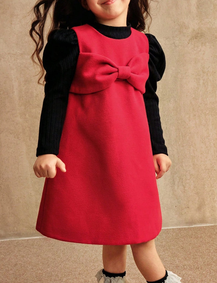 Set Rochie și Cardigan Shein, roșu