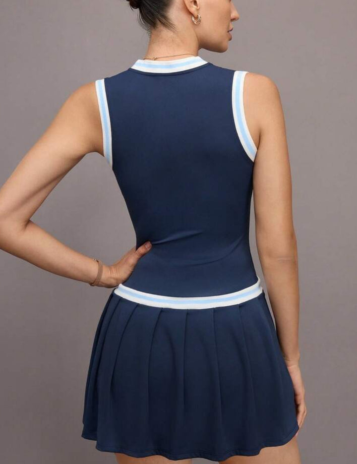 Set rochie și colanți Shein, albastru