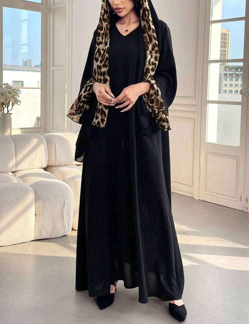 Set Rochie si Hijab SHEIN, mix culori