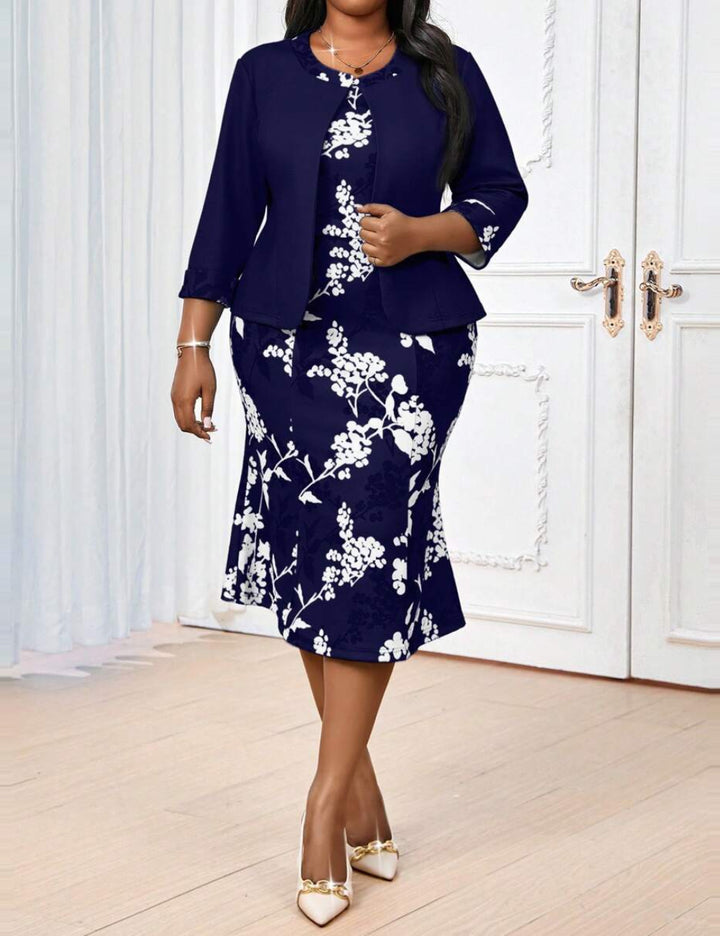Set rochie și sacou Shein, mix culori