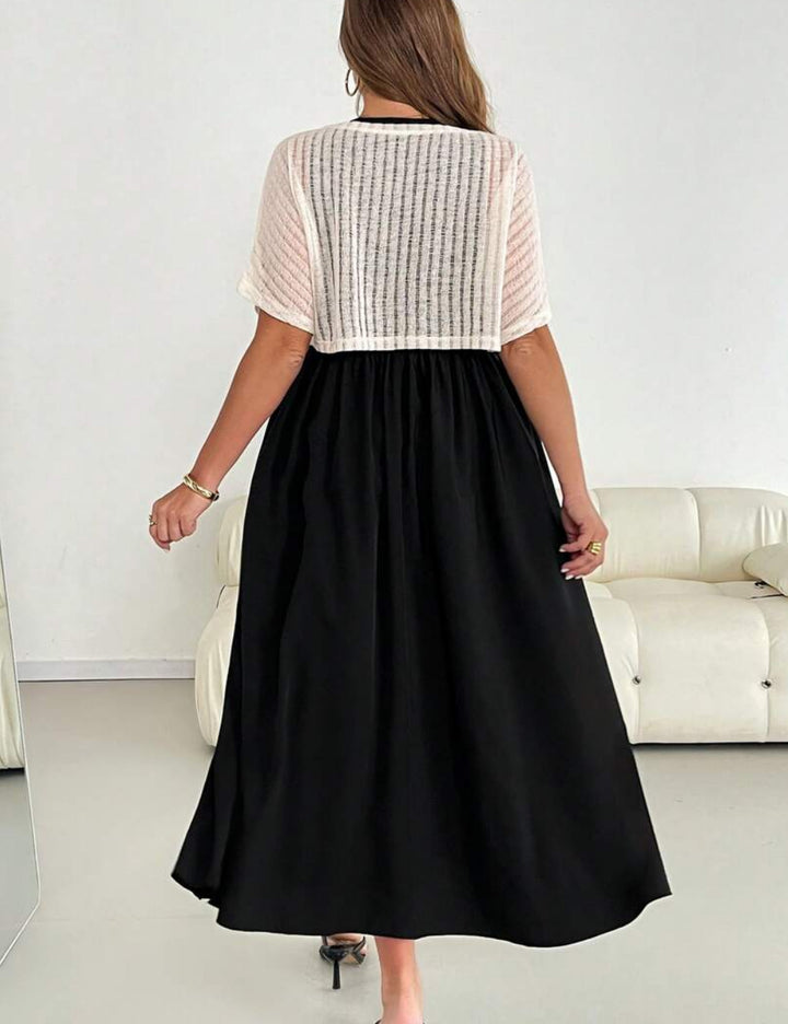 Set rochie și top Shein Curve+, mix culori