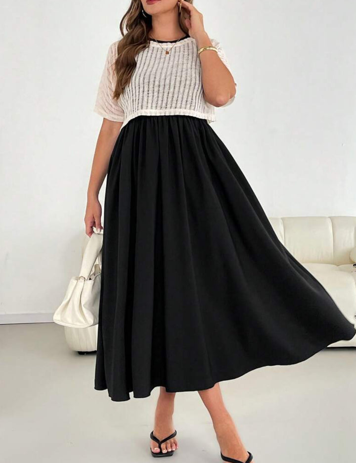 Set rochie și top Shein Curve+, mix culori