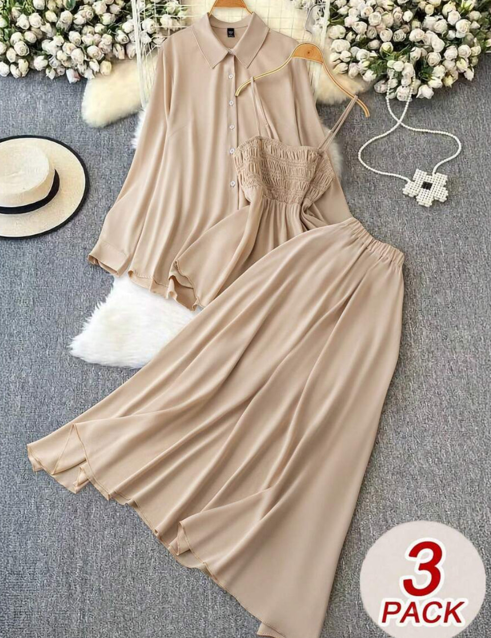 Set Shein, bej