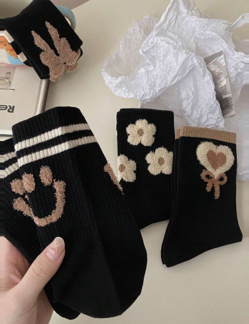 Set șosete Shein, negru