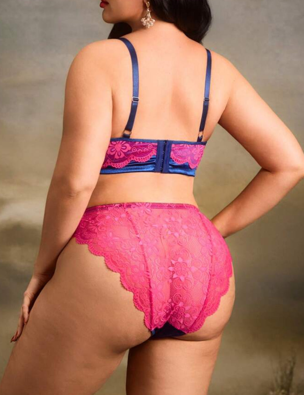 Shein Curve+ Melltartó és Bugyi Szett, Vegyes Színek
