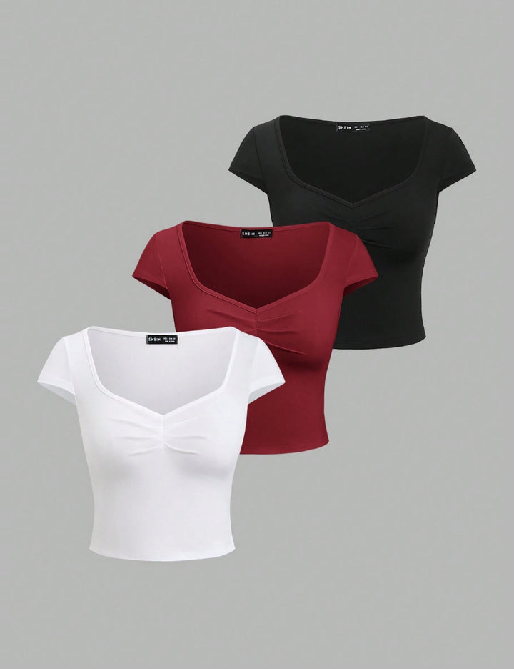 Set topuri Shein, mix culori