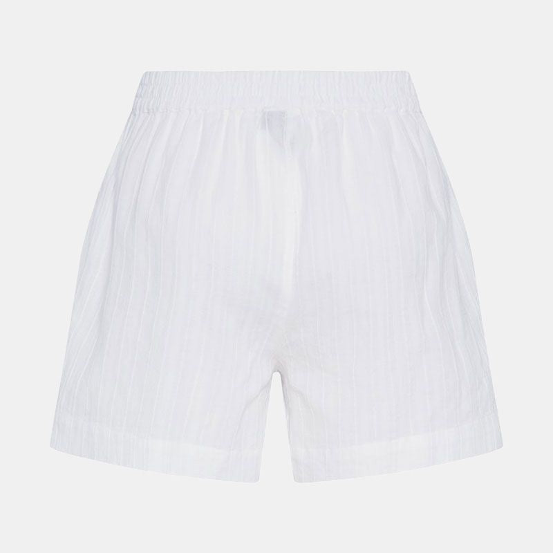 Pantaloni scurți PIECES, alb